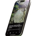 App sample screenshot tilted